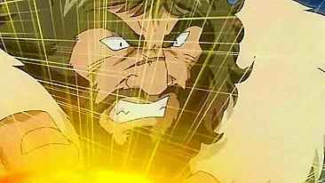 Injured hentai warrior receives healing double blowjob.