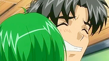 Injured hentai warrior receives healing double blowjob.