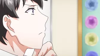 Hentai twin sisters in maids' uniforms getting fucked in a school restroom.