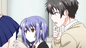 Hentai twin sisters in maids' uniforms getting fucked in a school restroom.