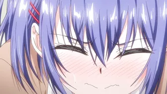 Hentai twin sisters in maids' uniforms getting fucked in a school restroom.