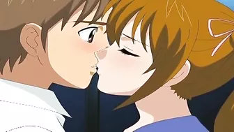 Hentai Mom and Daugthers threesome with teen boy.