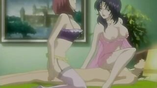 Sleazy Mother 3 - Masaru has a taboo threesome with his step-mother and aunt in this hentai animation.