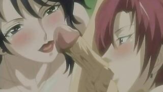 Sleazy Mother 3 - Masaru has a taboo threesome with his step-mother and aunt in this hentai animation.