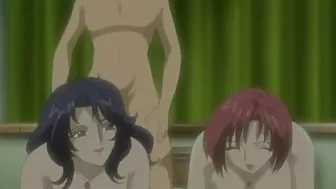 Sleazy Mother 3 - Masaru has a taboo threesome with his step-mother and aunt in this hentai animation.