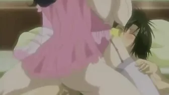 Sleazy Mother 3 - Masaru has a taboo threesome with his step-mother and aunt in this hentai animation.