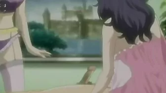 Sleazy Mother 3 - Masaru has a taboo threesome with his step-mother and aunt in this hentai animation.