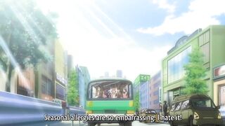 Hentai lesbians attack in a crazy orgy on a school bus.