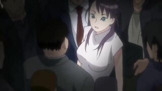 Rei Zero 1 - Busty spies get doped on a train and brutally gang-raped by thugs in this intense hentai scene.