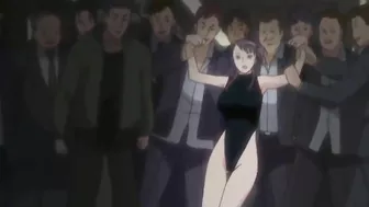 Rei Zero 1 - Busty spies get doped on a train and brutally gang-raped by thugs in this intense hentai scene.