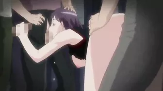 Rei Zero 1 - Busty spies get doped on a train and brutally gang-raped by thugs in this intense hentai scene.