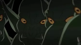 Hentai goblins gangbang a traveling maiden in their den.