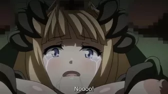 Hentai goblins gangbang a traveling maiden in their den.