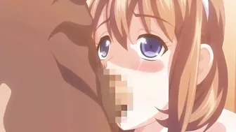 Hentai slut gets brutally gangbanged in every hole.