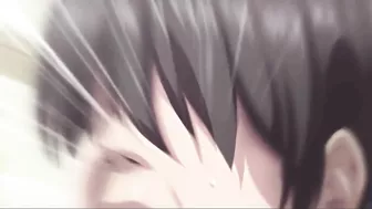 Hentai slut gets brutally gangbanged in every hole.