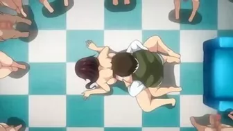 Married man indulges in hentai orgy with landlady.