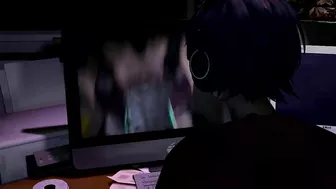 Busty female ninja gets gangbanged by demons in hentai anime.