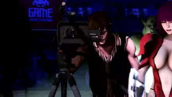 Busty female ninja gets gangbanged by demons in hentai anime.