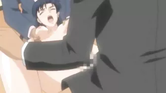 Hentai office girl gets brutally gangbanged in the staff kitchen.