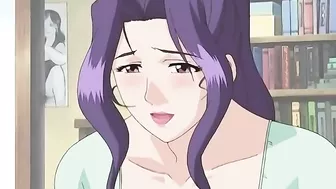 His stepbrother banged her as they watched their mother have sex with two hentai men.