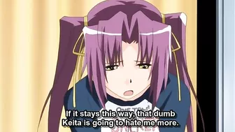 Hentai Mama Puri!? 2 features a son who has sex with all his mothers in a busty and mature anime orgy.