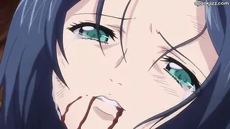 Hentai video shows a beast with tentacles raping a busty woman. Hentai video shows a beast with tentacles raping a busty woman.