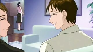 Cheating wife enjoys rough sex with strangers wearing masks on hentai porn.