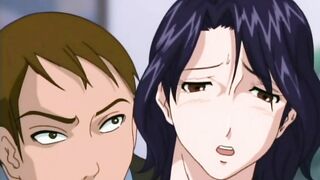 Cheating wife enjoys rough sex with strangers wearing masks on hentai porn.