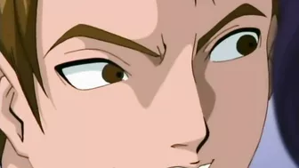 Cheating wife enjoys rough sex with strangers wearing masks on hentai porn.