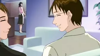 Cheating wife enjoys rough sex with strangers wearing masks on hentai porn.