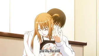 Hentai video - Busty slut gagged and fingered by multiple men on a train.