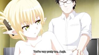 Crossbreeding Assistance 2 - A busty elf is sexually assaulted while sleeping next to her friend. #Hentai