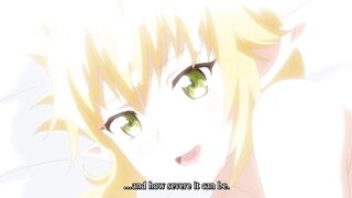 Crossbreeding Assistance 2 - A busty elf is sexually assaulted while sleeping next to her friend. #Hentai