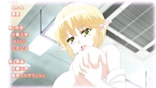 Crossbreeding Assistance 2 - A busty elf is sexually assaulted while sleeping next to her friend. #Hentai