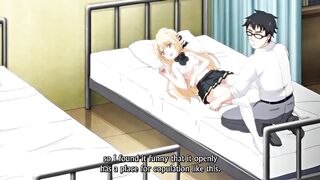 Crossbreeding Assistance 2 - A busty elf is sexually assaulted while sleeping next to her friend. #Hentai