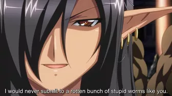 Horny ogres with massive cocks fuck petite elves on hentai site.