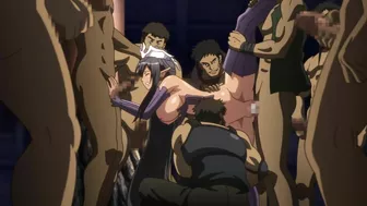 Horny ogres with massive cocks fuck petite elves on hentai site.