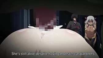 Ruvyrias, a holy knight with a big dick, is ambushed by sneaking orcs who fuck pissing elves in hentai scenes.