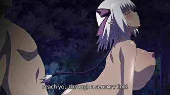 Ruvyrias, a holy knight with a big dick, is ambushed by sneaking orcs who fuck pissing elves in hentai scenes.