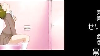 Hentai girl cuffed and fucked in public.