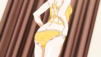 Hentai girl cuffed and fucked in public.