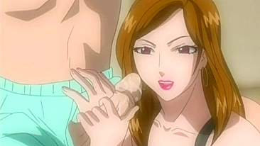 Housewife enjoys group sex with hentai pervs on a pleasure boat.