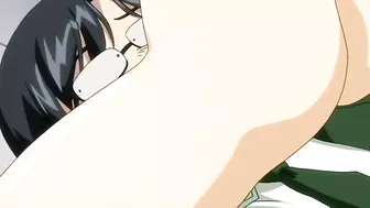 A schoolgirl with a tight pussy gets gangbanged and covered in cum outside. #Hentai