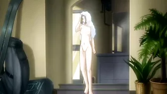 A schoolgirl with a tight pussy gets gangbanged and covered in cum outside. #Hentai