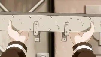 A schoolgirl with a tight pussy gets gangbanged and covered in cum outside. #Hentai