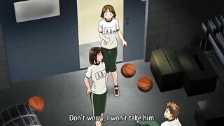 Hentai video - Blackmailed schoolboy gets fucked by cute teen in sports room.