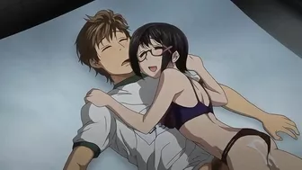 Hentai video - Blackmailed schoolboy gets fucked by cute teen in sports room.