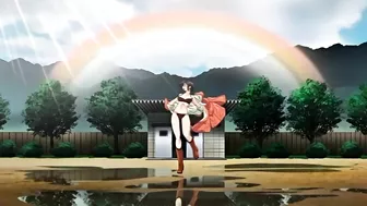 Hentai video - Blackmailed schoolboy gets fucked by cute teen in sports room.