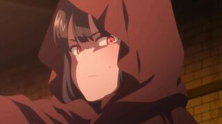 Hero fucks his harem bitches as demon girl looks on in hentai fantasy.