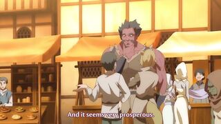 Hero fucks his harem bitches as demon girl looks on in hentai fantasy.